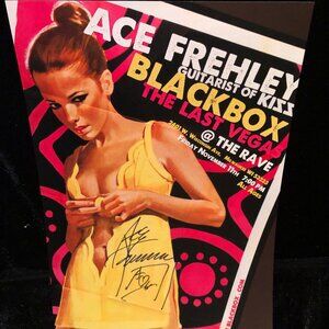 Ace Frehley of KISS signed/autographed Milwaukee Concert Poster 11/11/11 Rave